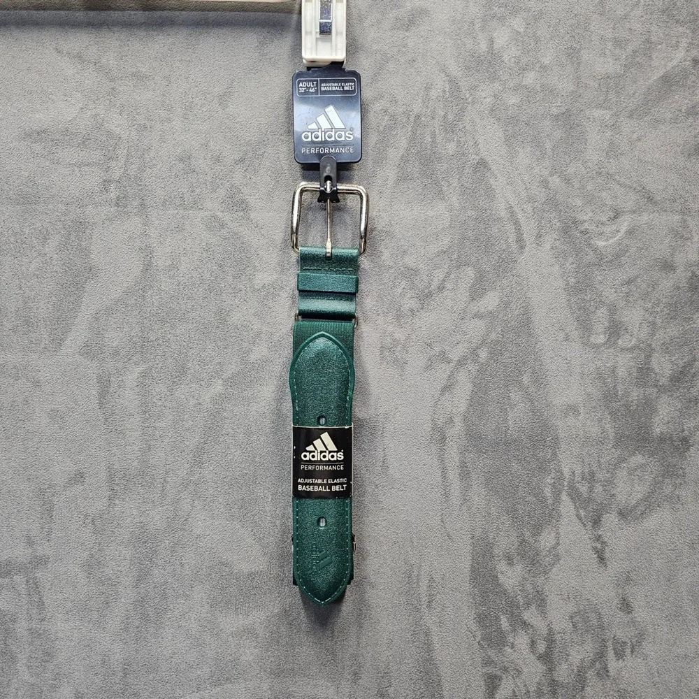 Adidas Performance Adult Adjustable Elastic Baseball Belt Dark Green MBA90FG